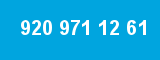 920 971 12 61 920 971 12 61